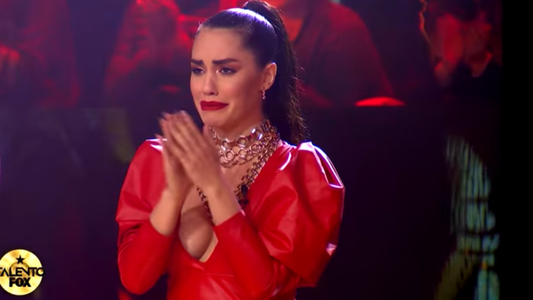 Lali Espósito, emocionada con un sobreviviente de Cromañón en Talento Fox