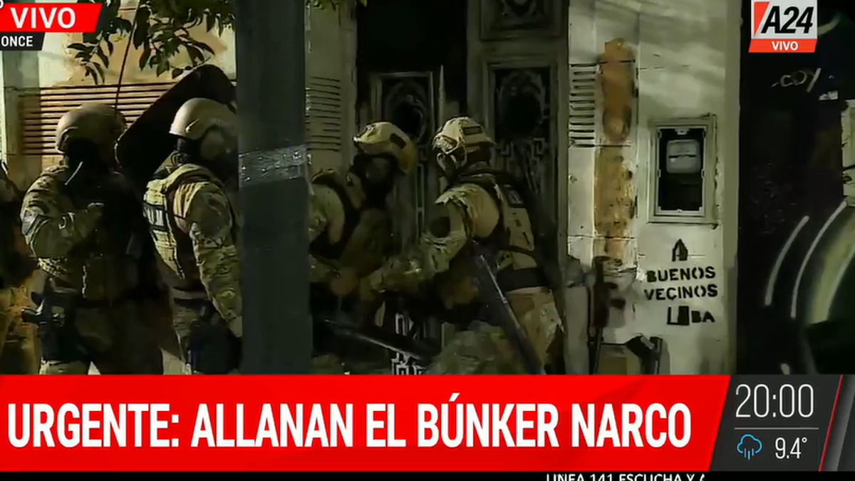 Allanan el búnker denunciado por América TV.