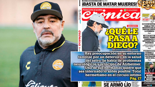 La salud de Diego Maradona: ¿Tiene principio de Alzheimer y problemas neurológicos?