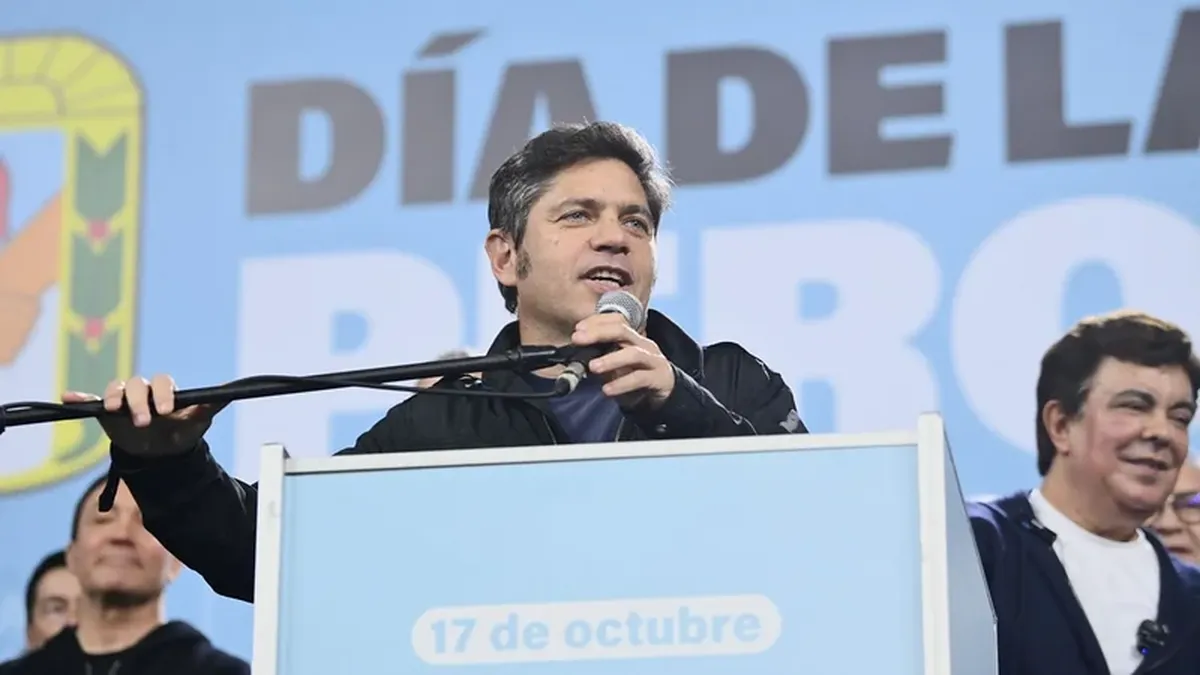 El gobernador bonaerense defendió a Cristina Kirchner durante el acto por el Día de la Lealtad realizado en González Catán