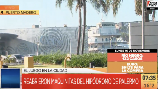 No hay colegios pero vuelve el juego: reabrió el casino flotante de Puerto Madero