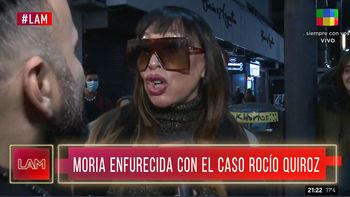 Moria Casán enfurecida con el caso Rocío Quiroz, insultó al notero de LAM