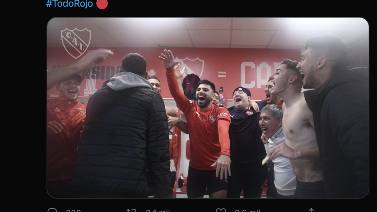 Las redes sociales de Independiente chicanearon a Racing.&nbsp;