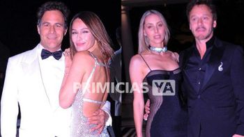 Pampita y Benjamín Vicuña se reencontraron con sus parejas en un evento: las fotos con sus reacciones