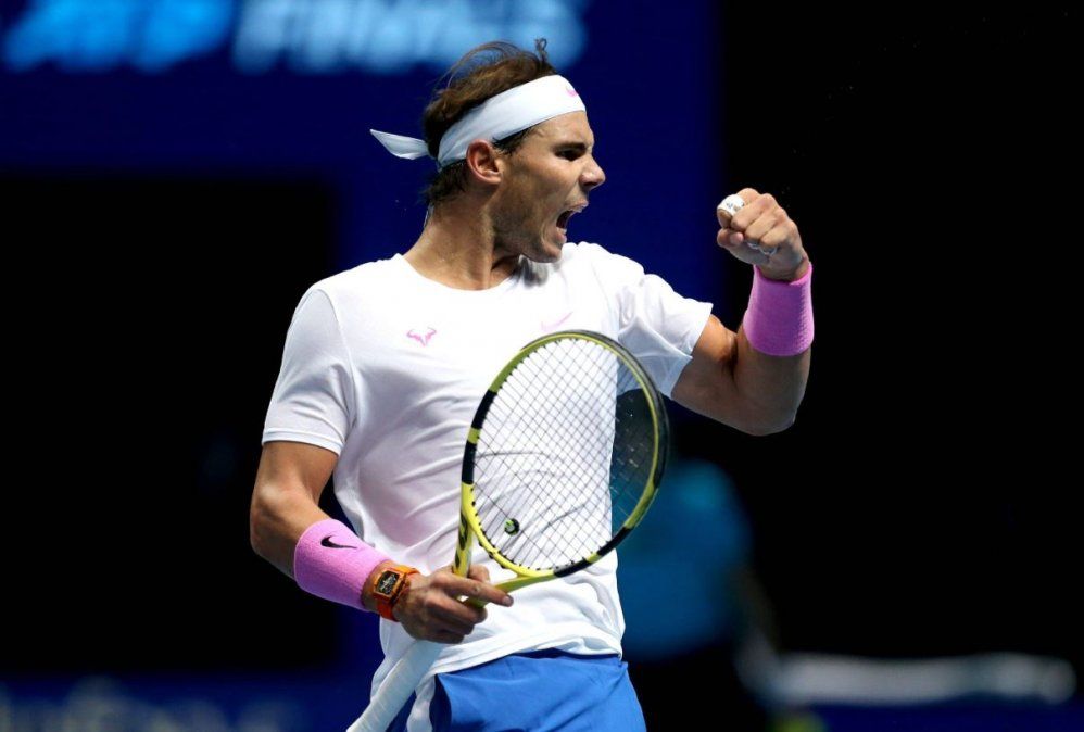 Masters de Londres: Nadal remontó un 1-5 en el tercer set y le ganó un partido increíble a Medvedev