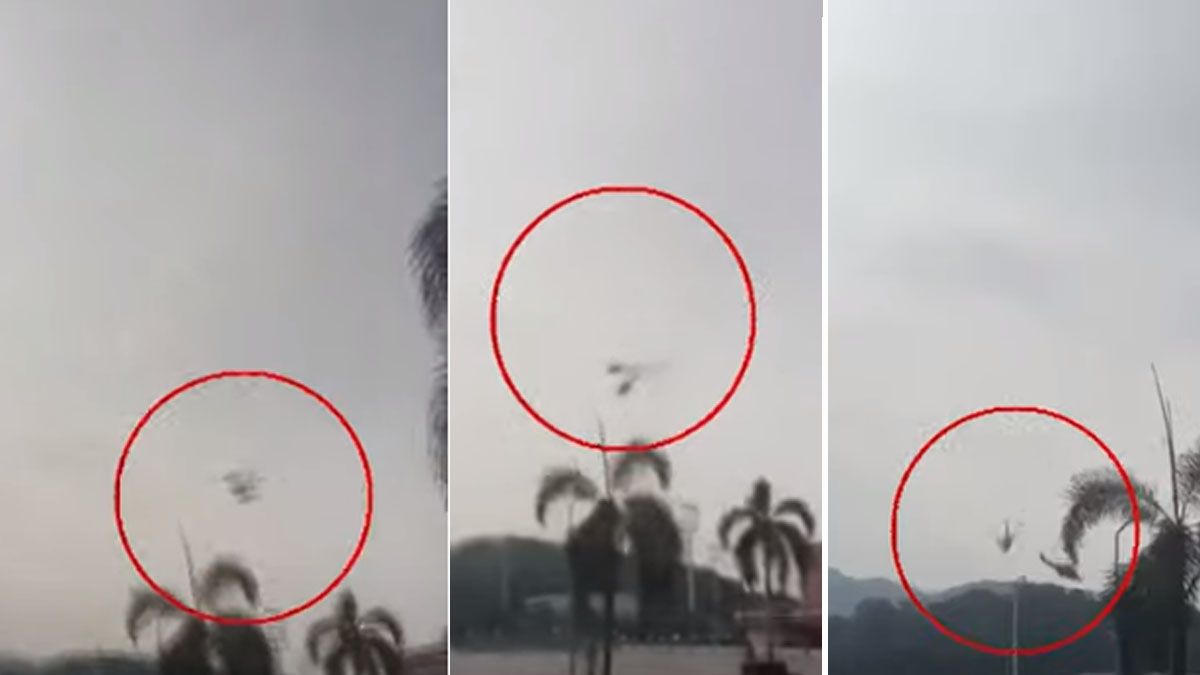 Dos Helicópteros Protagonizaron Un Impresionante Choque En Malasia: Hay ...