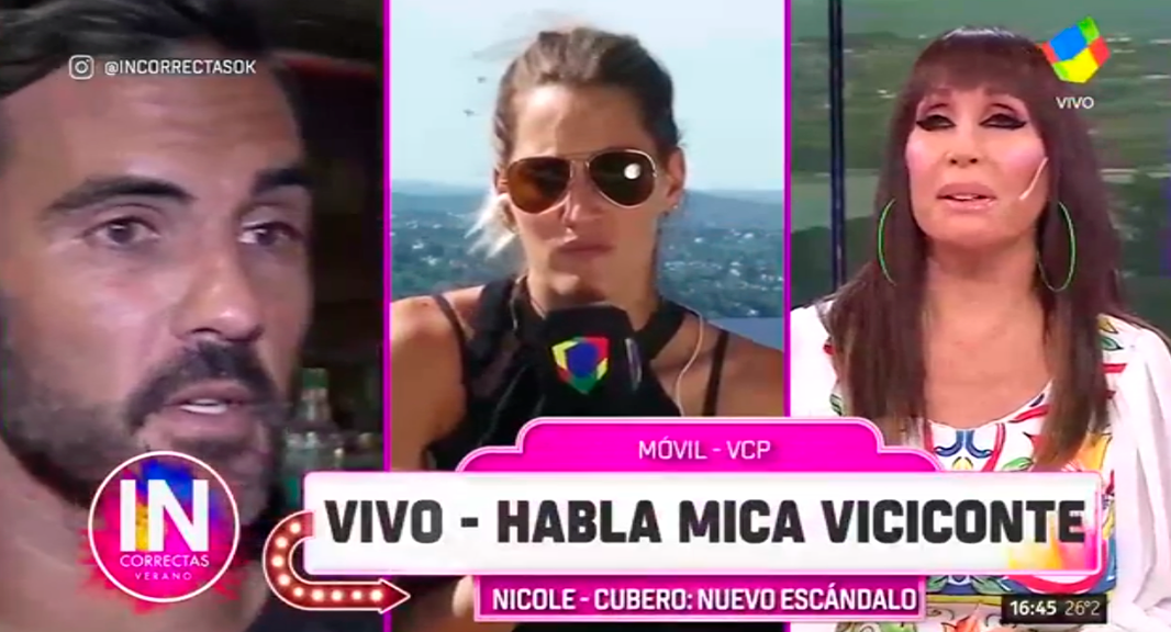 Mica Viciconte se metió en la nueva guerra judicial de Nicole Neumann y Poroto Cubero