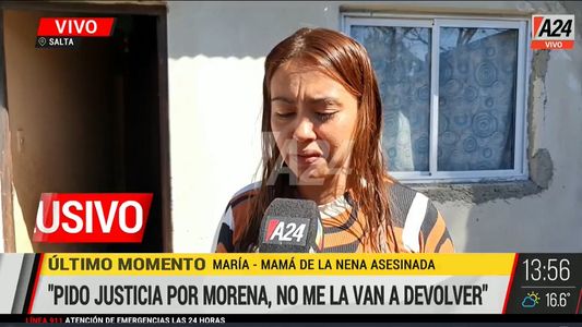 En exclusivo: habló la mamá de Morena, la nena de 11 años asesinada en Lanús