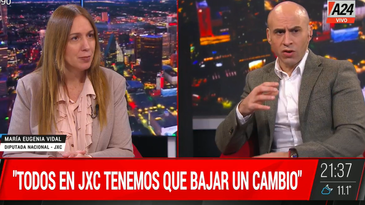 María Eugenia Vidal apuntó contra el kirchnerismo.&nbsp;