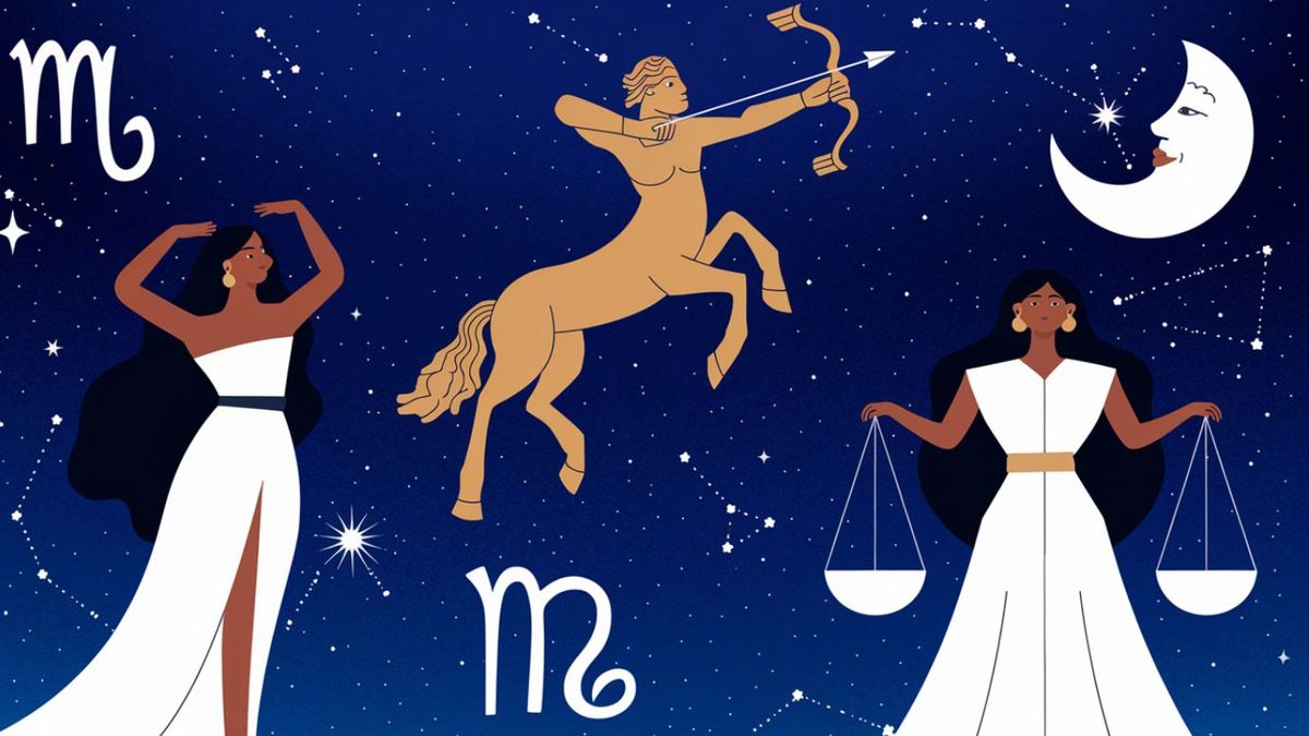 El trígono entre la Luna en Libra y Venus en Sagitario crea una atmósfera de armonía y exploración. (Foto: Ideogram)