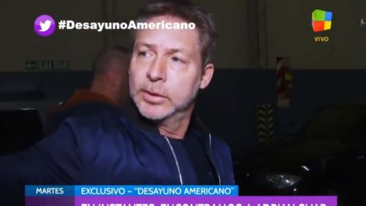 Adrián Suar eludió con humor las preguntas de su separación de Siciliani