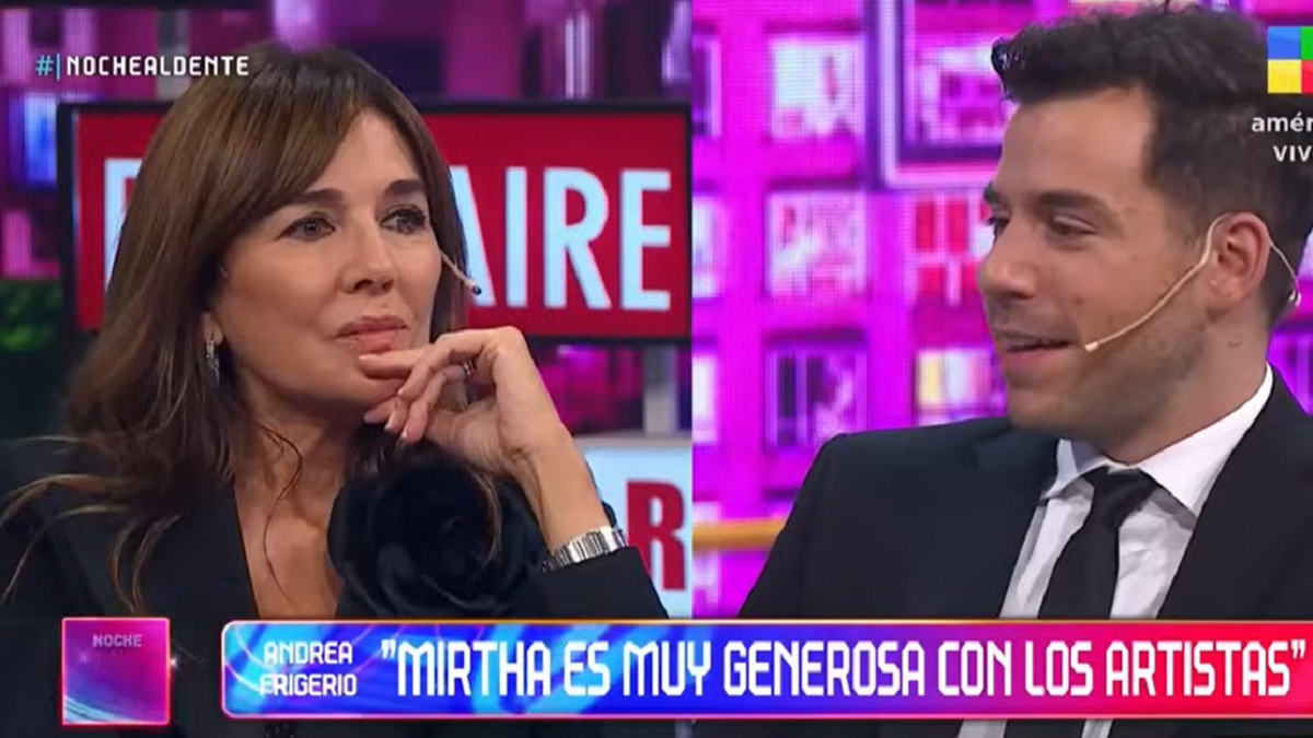 Andrea Frigerio reveló una intimidad de cuando trabajaba con Mirtha Legrand en La Dueña: Comíamos...
