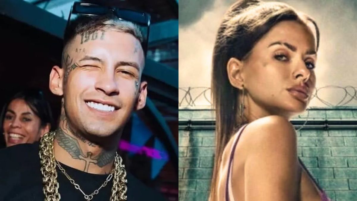 Se filtró una foto de L-Gante en la cama del camarín de la China Suárez