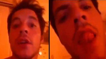 Se filtró un video íntimo de Francisco Delgado al desnudo