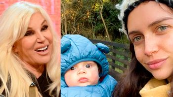 El furcio de Susana Giménez en una foto del bebé de Zaira Nara