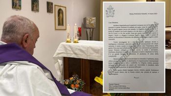 Francisco envió una súplica a través de una carta escrita desde su lugar de internación