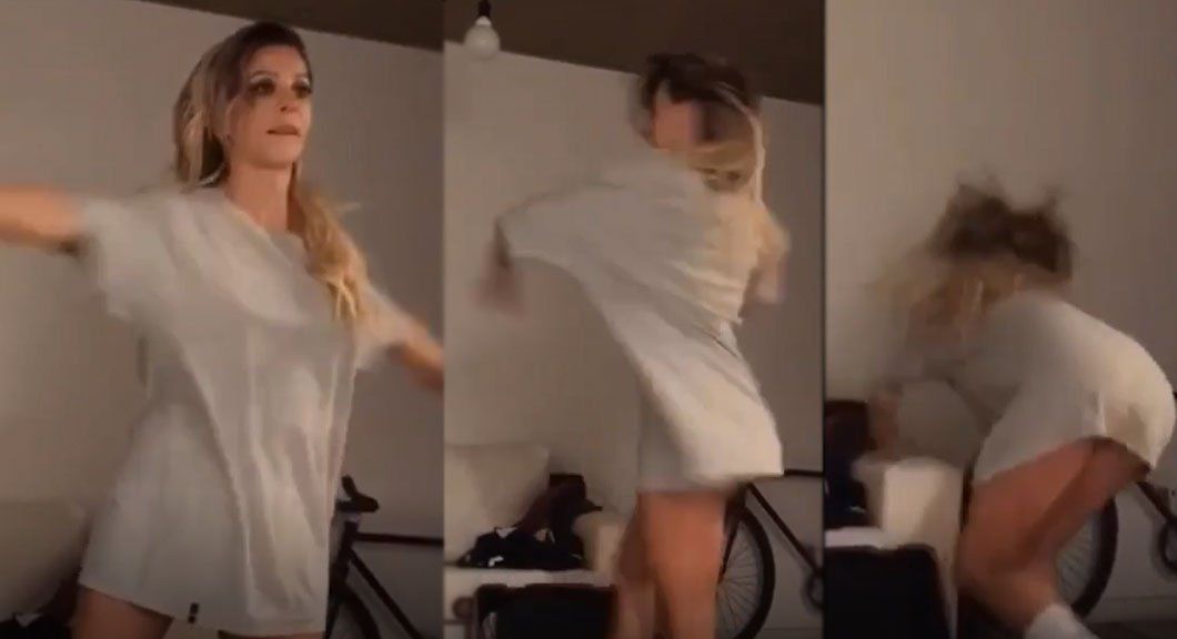 El accidente hot de Noelia Marzol: quiso hacer un pirueta y terminó mal...