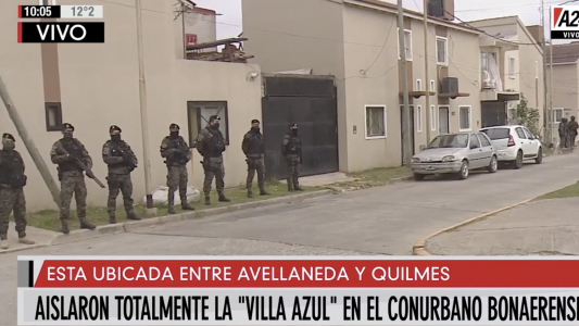 La Villa Azul de Quilmes totalmente aislada por 53 contagios de COVID-19