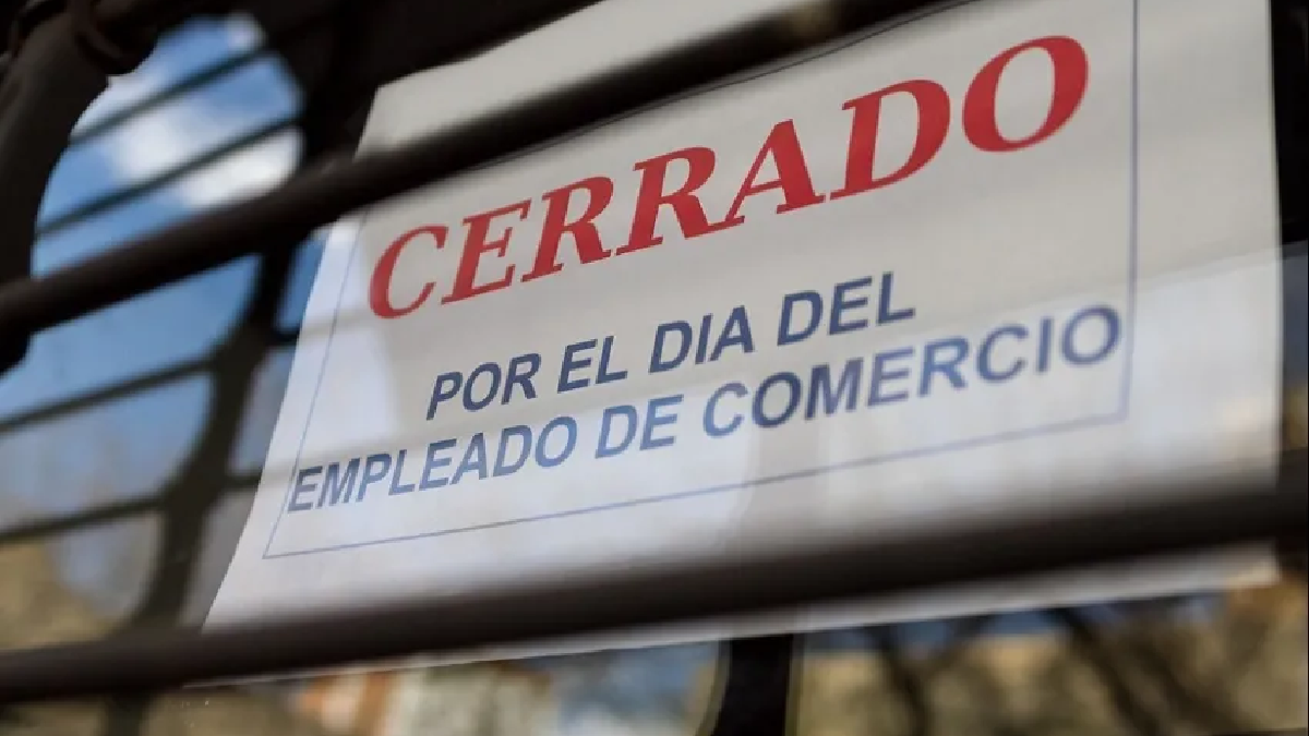 Día del Empleado de Comercio: cuáles son los locales que estarán cerrados este lunes (Foto: archivo).