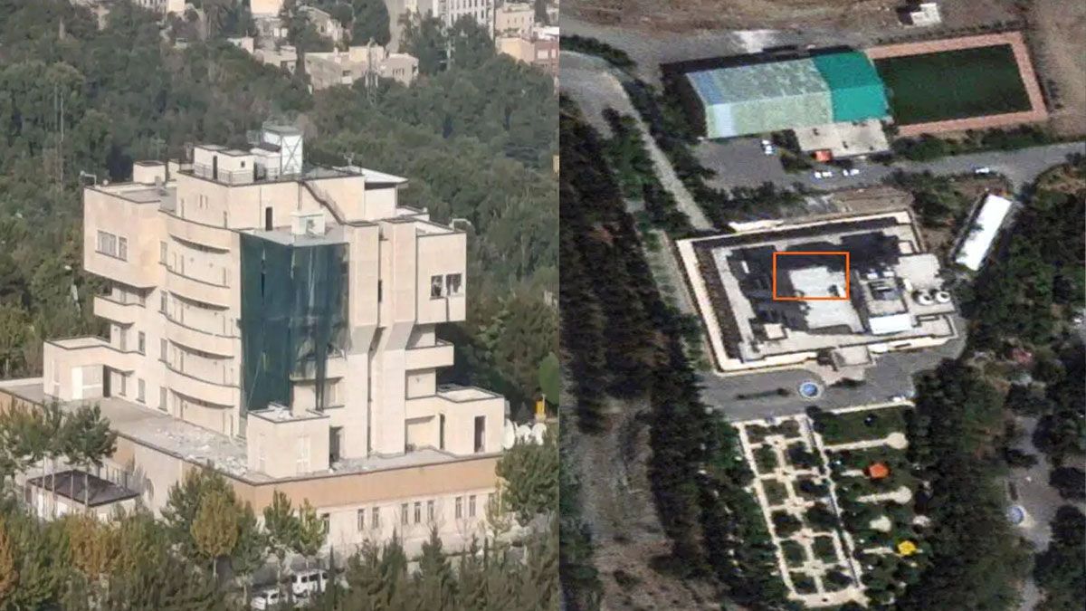 El edificio en que se alojó y guardó durante dos meses la bomba que mató a Haniyeh. (Foto: A24.com)
