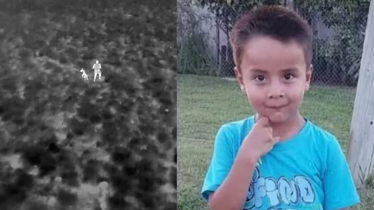 Cómo son los drones con cámaras térmicas que usan para buscar a Loan en Corrientes. (Foto: captura)