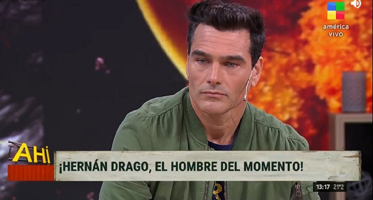 Hernán Drago miró fijo a cámara y habló de Celeste Muriega: Somos...