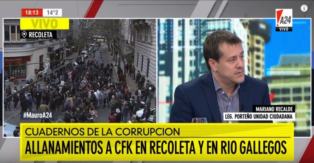 Mariano Recalde sobre los Cuadernos K: Hay corrupción en toda la sociedad