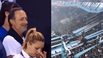 Francella fue ovacionado en la cancha de Racing y se convirtió en el meme de la noche