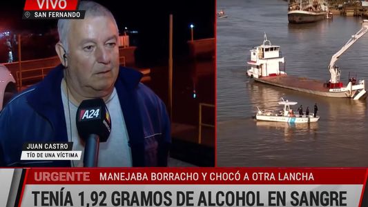 El desgarrador testimonio del tío de uno de los fallecidos en el choque entre una lancha y un bote