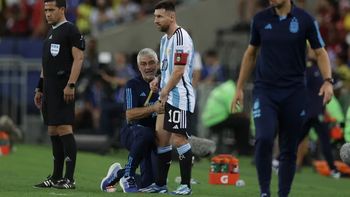 Preocupación por Messi: fue atendido por los médicos y encendió las alarmas