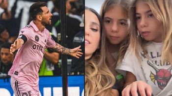 Cinthia Fernández mostró el video de la emoción de sus hijas al ver el inesperado resultado de la campaña por Messi
