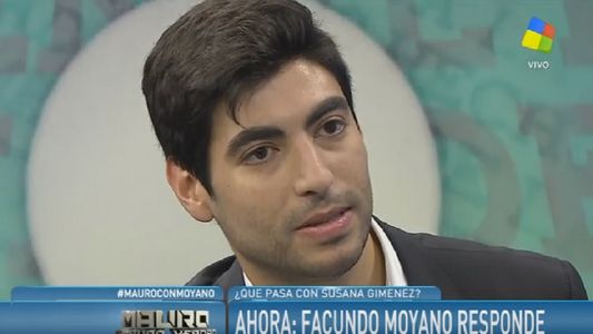Facundo Moyano habló una vez más de Susana: Se armó un lío grande