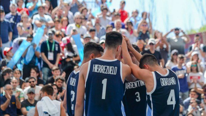 Básquet 3x3: Argentina le ganó a Ucrania en tiempo suplementario y jugará la final por el oro