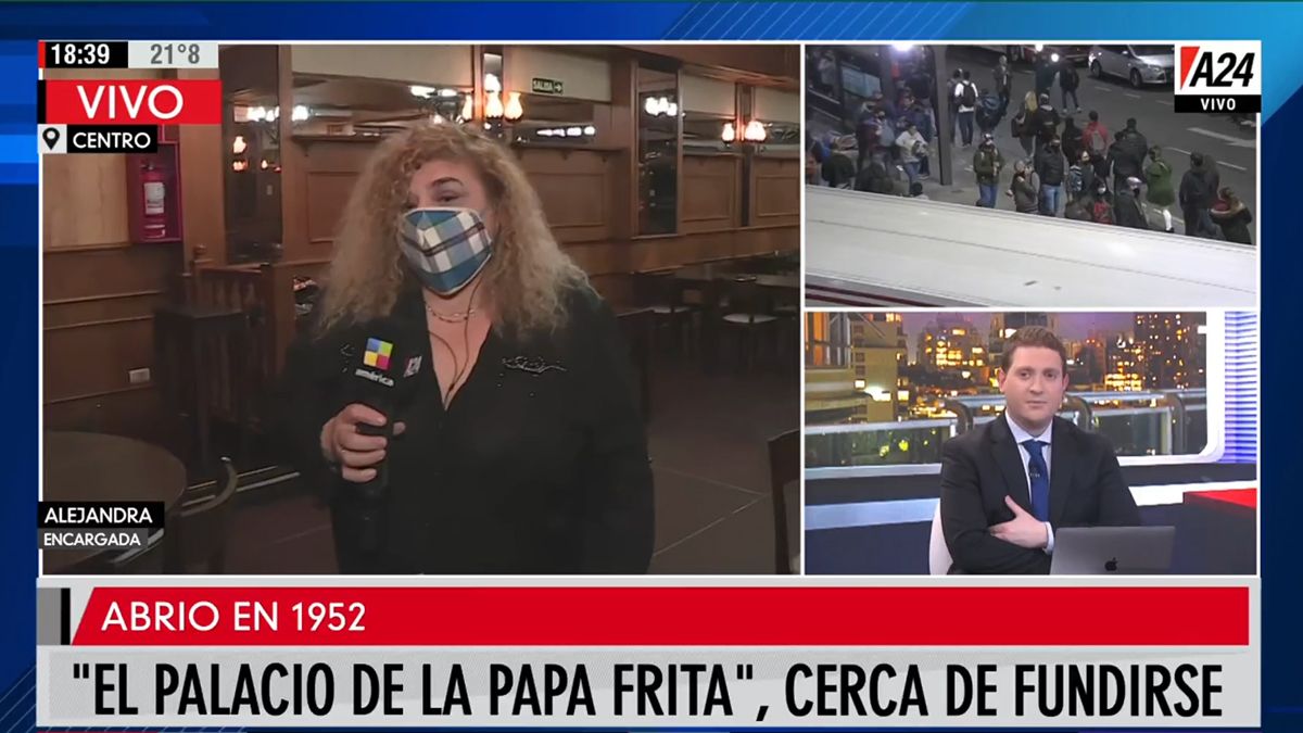 El Palacio de la Papa Frita a punto de fundirse
