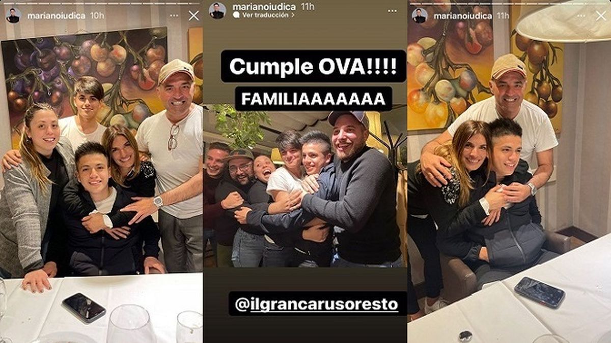 Anoche Mariano Iúdica festejó en familia los 23 años de Osvaldo, el hijo del corazón, que se integró desde el primer momento con mucho amor y cariño. 
