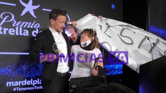 El gran susto que se llevó Nicolás Vázquez cuando recibía el premio Estrella de Mar