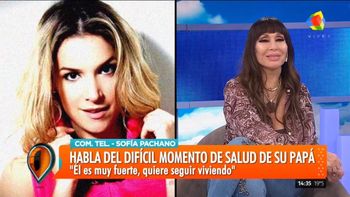 Sofía Pachano sobre la salud de su papá: Es una situación difícil