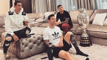 La reacción Lionel Messi después de ver Argentina, 1985 camino a la entrega de los premios Oscar La reacción Lionel Messi después de ver Argentina, 1985 camino a la entrega de los premios Oscar
