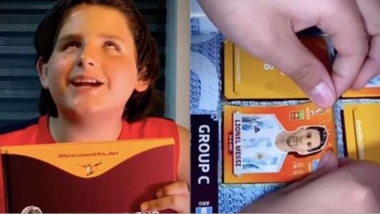 Video | Mundial Qatar 2022: un niño no vidente adaptó el álbum de figuritas al sistema Braille