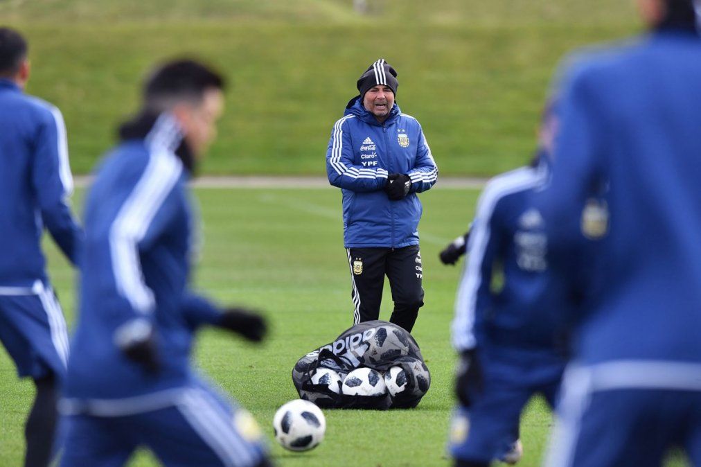 El equipo que probó Jorge Sampaoli de cara al amistoso Argentina-Italia del viernes