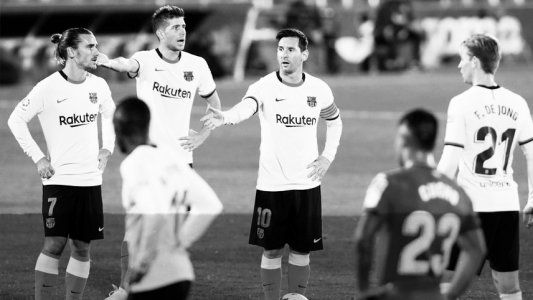 Con Messi de arranque, Barcelona jugó muy mal y perdió el partido y el invicto ante Getafe