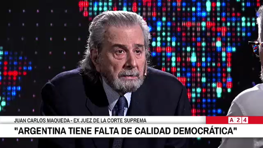Juan Carlos Maqueda con Novaresio: Milei hiere la democracia y sus principios básicos