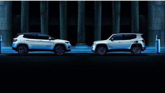Los Jeep Renegade y Compass con versiones híbridas enchufables