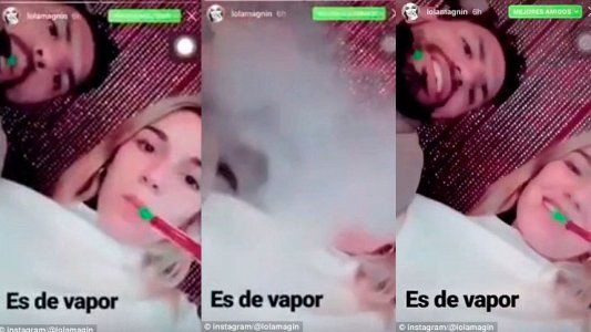 Polémica en Inglaterra: Agüero se grabó fumando en shisha junto a una modelo