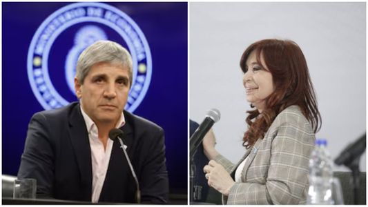 Cristina Kirchner contraatacó a Caputo por la deuda y lo acusó de misógino
