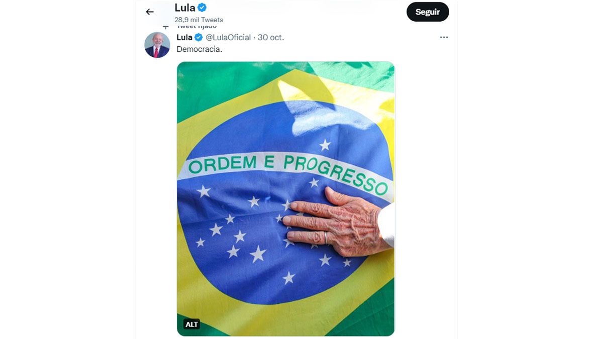 El mensaje de Lula a dos días de asumir como presidente: 