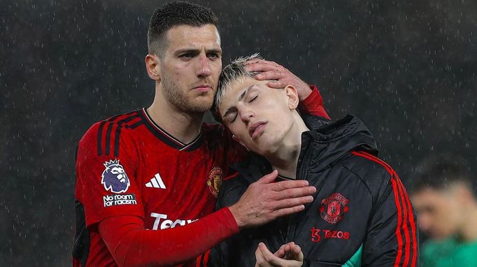 Muy dolido: la tristeza de Alejandro Garnacho tras su doblete y el festejo a lo CR7