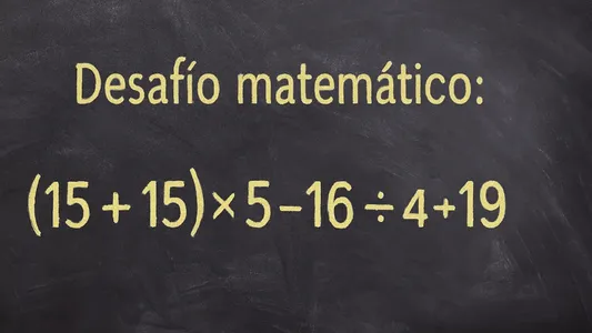 Desafío matemático: ¿podés resolverlo en menos de 10 segundos?