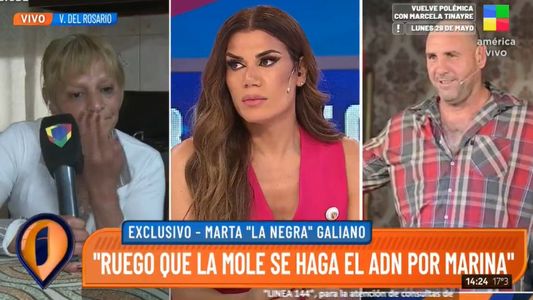 El drama de Marta La Negra Galiano, la ex pareja de La Mole: Le dijo a mi hija que por culpa de ella se destruyó la familia