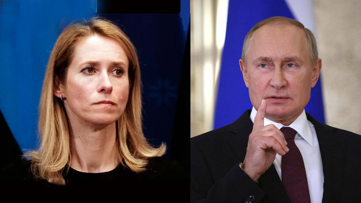 Vladimir Putin emitió una orden de captura contra la primera ministra de Estonia